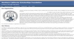 Desktop Screenshot of ncsfscholarships.org